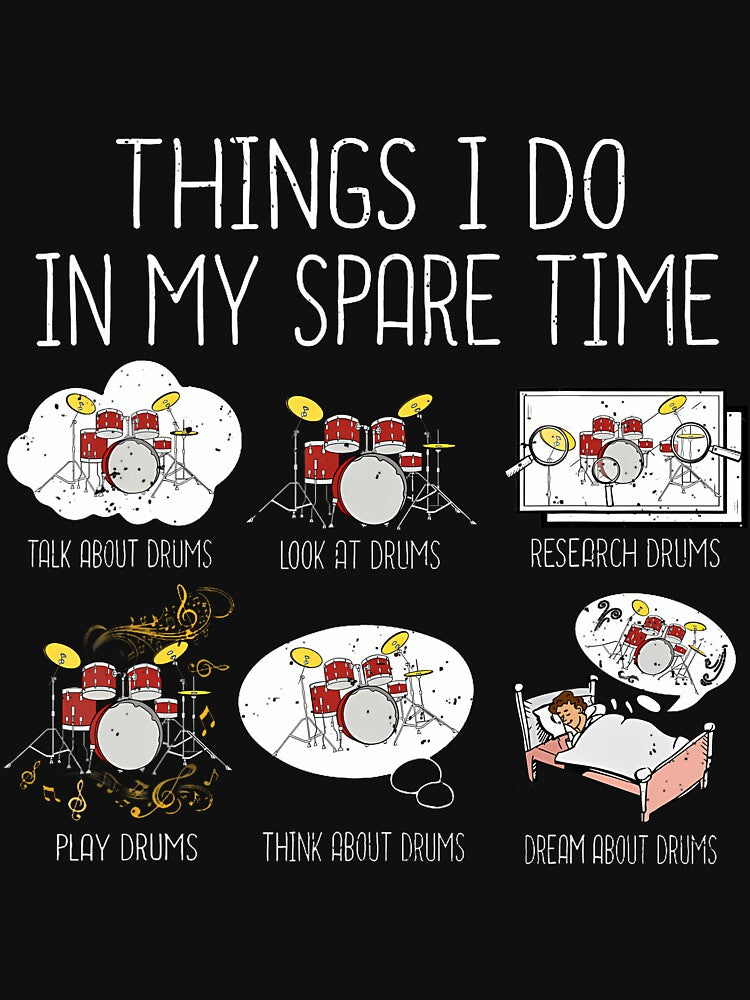 Funny Percussion Player Men Drums Drummer Shirt