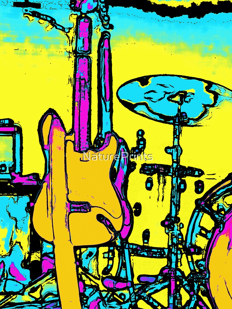 Let's Rock And Roll - Music Instruments Shirt