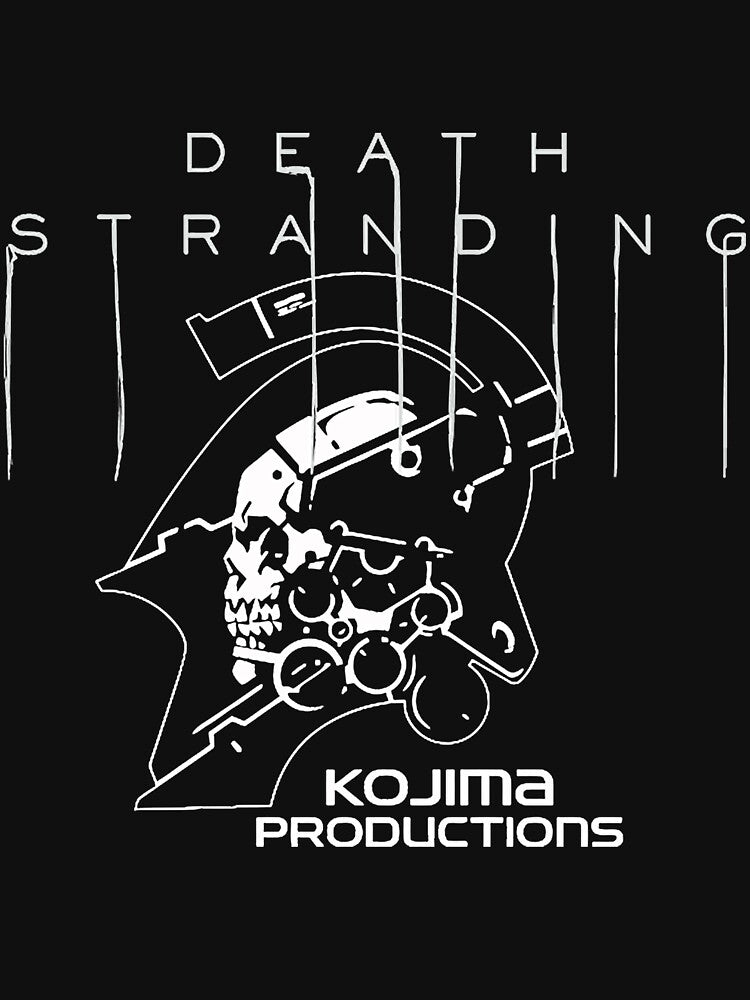 Death Stranding - Logo Text And Kojima Shirt