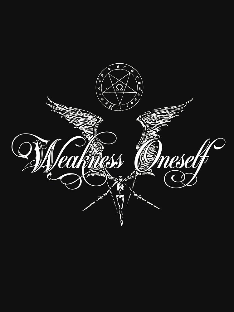 Winged Occult Symbol With Stylized Death Metal Shirt