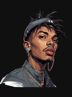 Urban Streetwear Portrait - Alt Hip Hop Style With Piercings Shirt