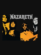 Retro Rock Band Orange Graphic Style Shirt