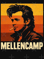 John Mellencamp Retro Americana Rock Tribute Design Shirt