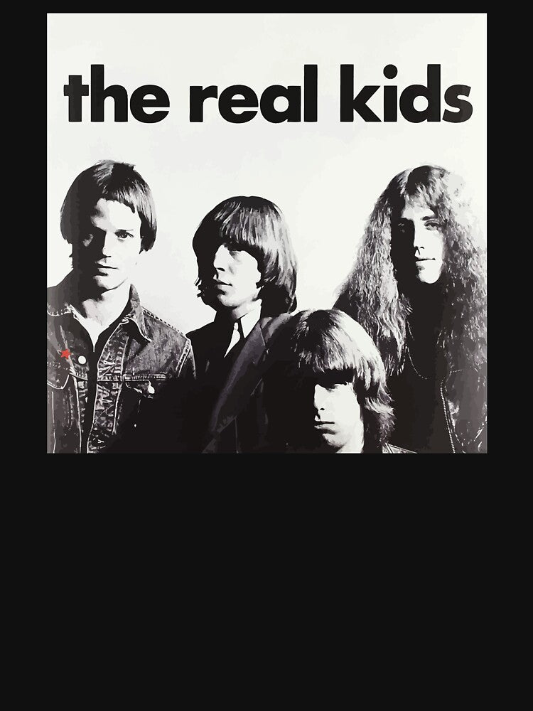 The Real Kids Black White The Real Kids Shirt