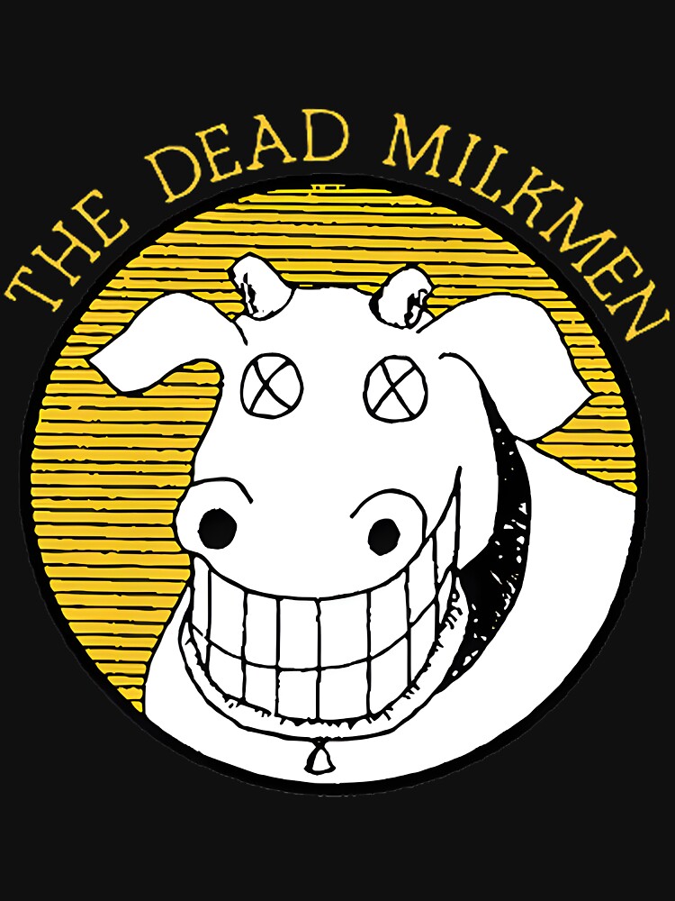 The Dead Milkmen Vintage Punk Rock Band Illustration Shirt