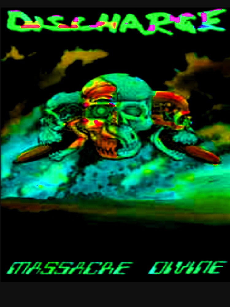 Discharge Massacre Devine Blowout Color Shirt