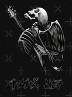 James Hetfield Papa Het Guitar Through Ribs Skeleton Shirt