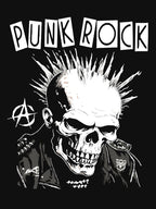 Punk Rock Skull - Anarchy Punk Rock Shirt