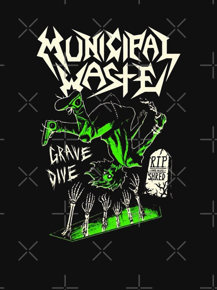Silhouette Style Crossover Thrash Band Shirt