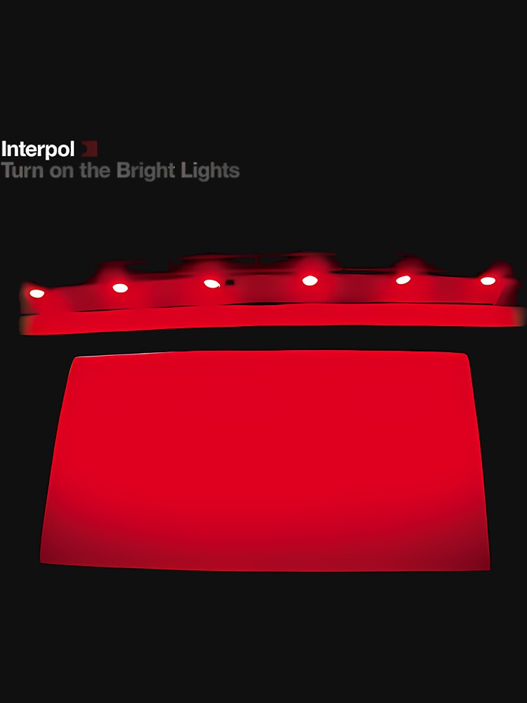 Interpol Turn On The Bright Lights Shirt