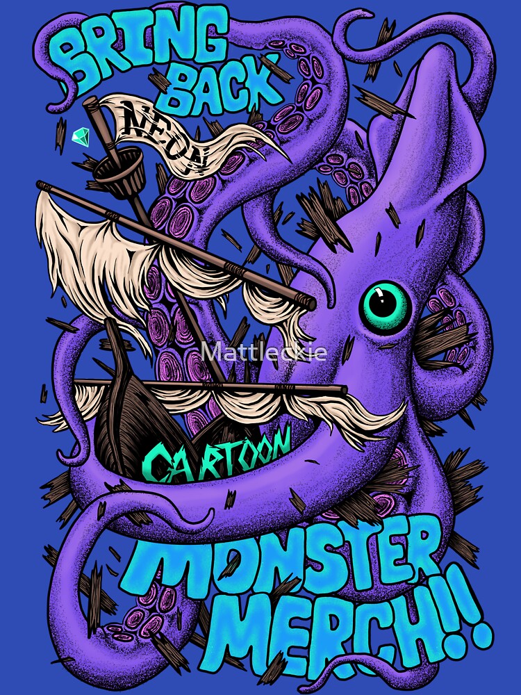 Bring Back Neon Cartoon Monster Shirt