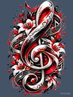 Crimson Symphony Shirt
