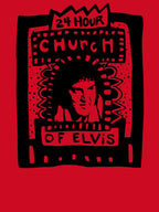 24 Hour Church Of Elvis - Black Shirt