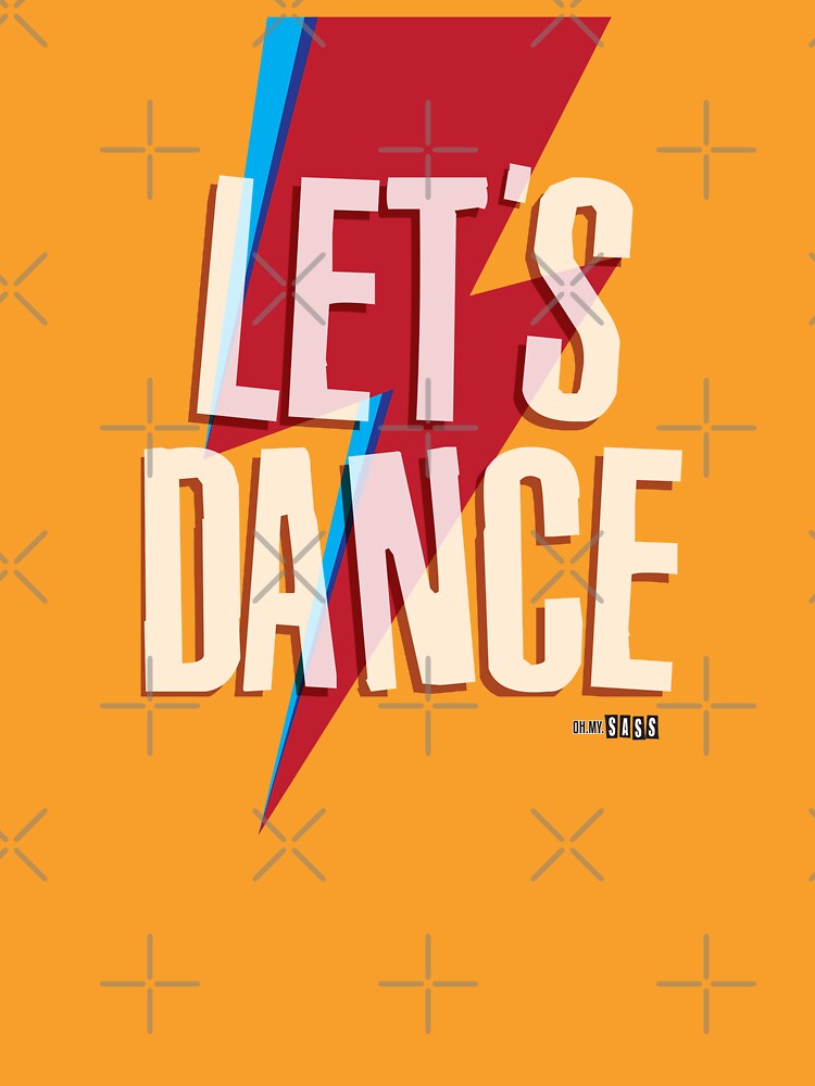 Let's Dance Lightning Bolt - Bowie Inspired Shirt