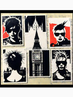 Vintage Punk Collage Illustration 77s Shirt