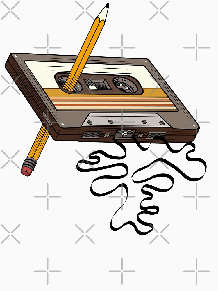 Cassette Tape Vintage Retro 80's Shirt