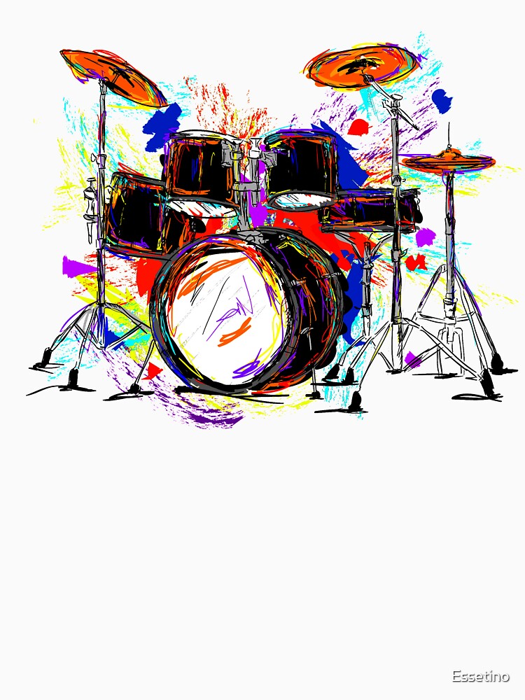 Drum Set Drummer Drumming Musician Shirt