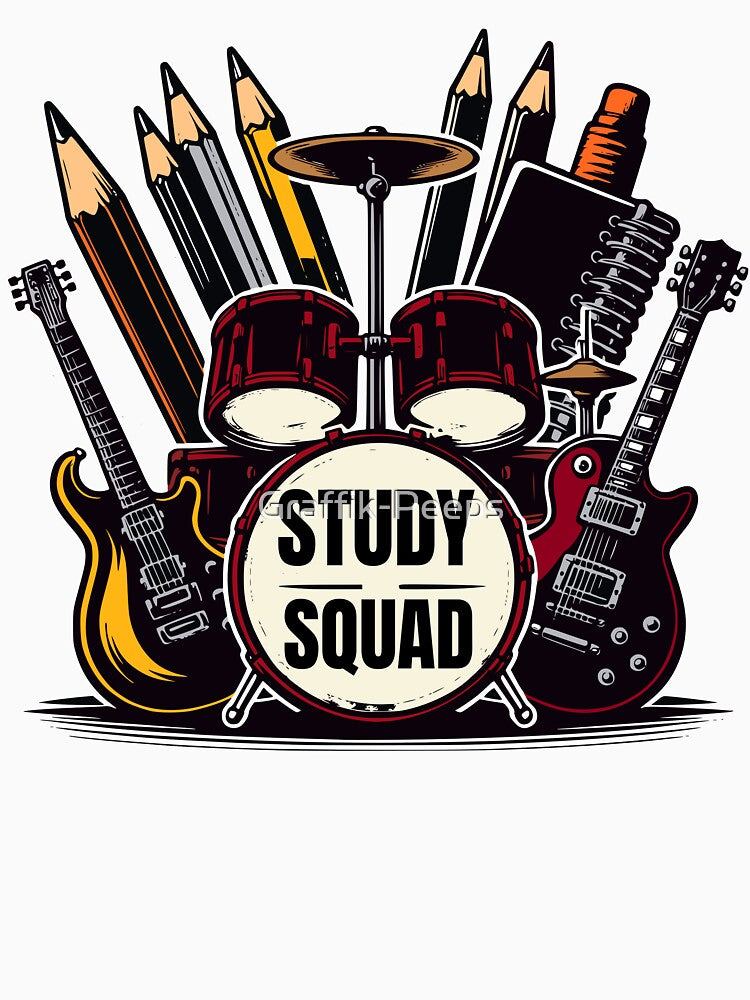 Study Squad Drum Kit Shirt
