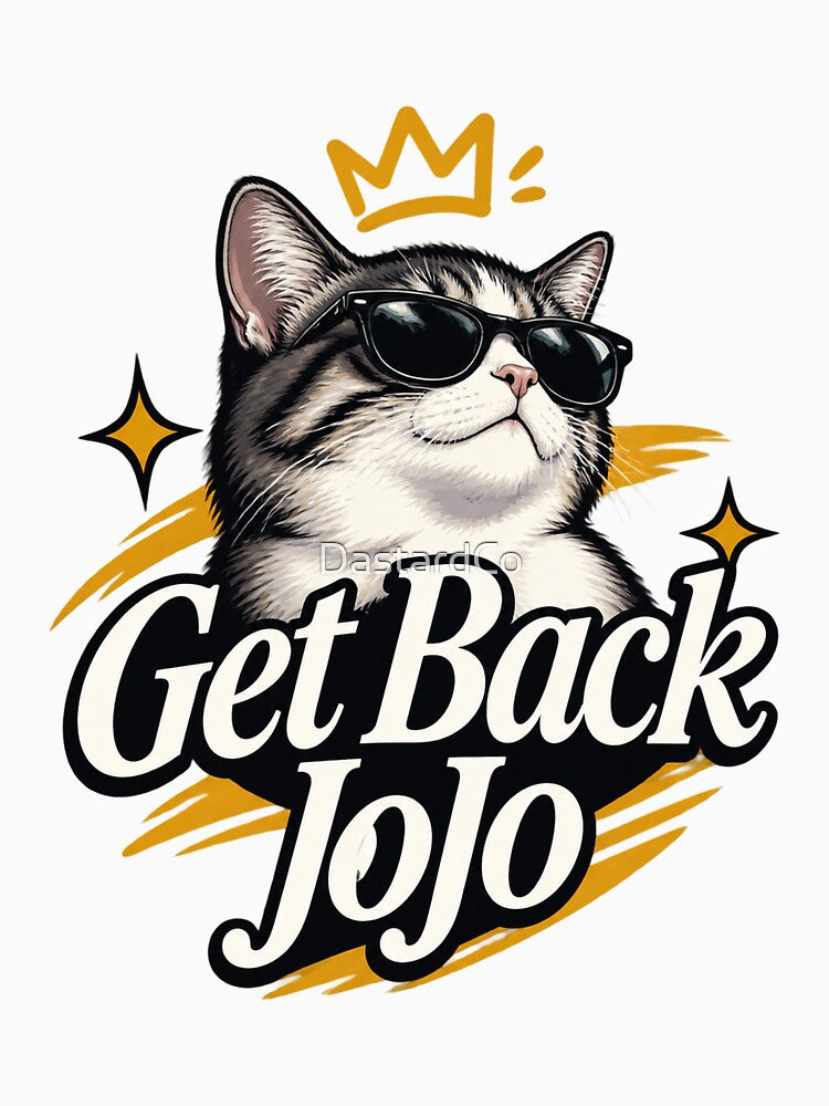 Get Back JoJo Inspired Retro Music Design Shirt