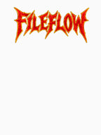 FILEFLOW Red Gothic Metal Typography Y2K Streetwear Shirt