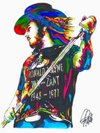 Action Illustrasion Lynyrd Skynyrd Shirt
