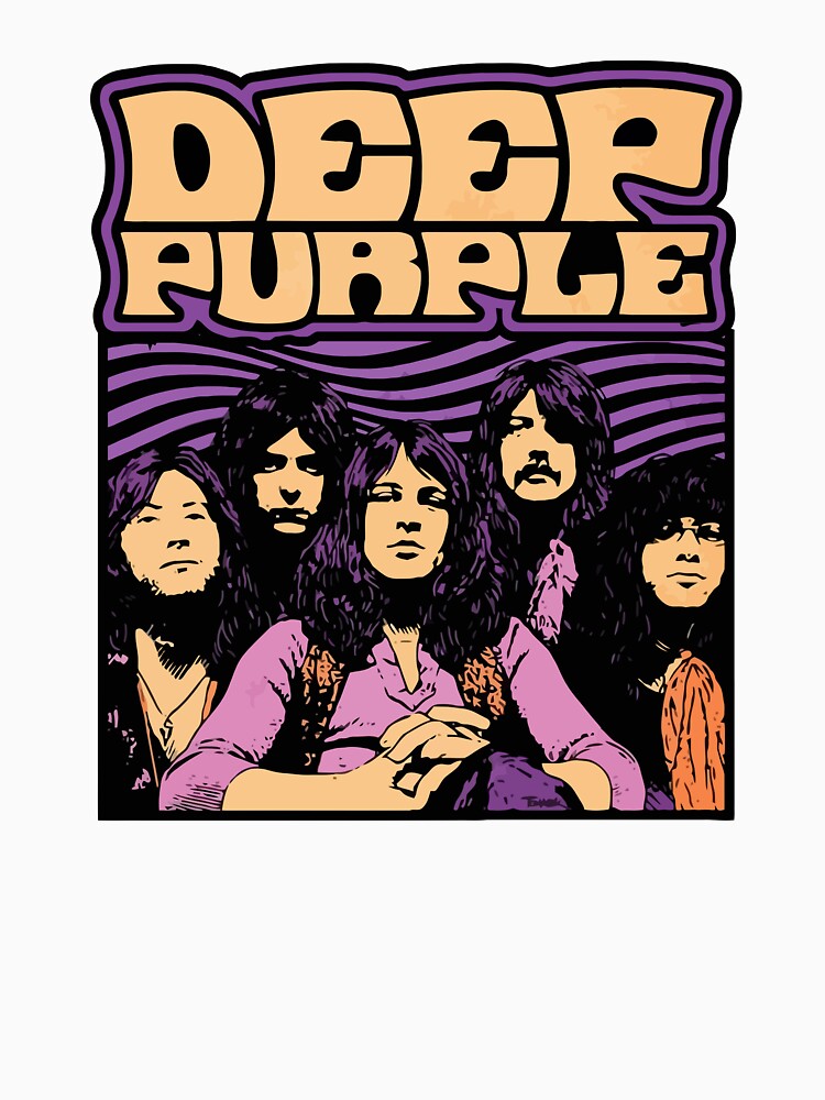 Deep Purple Rock Retro 70s Design Shirt