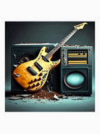 Electric Guitar And Amplifier Icon Shirt