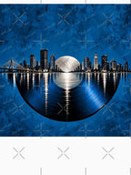 Endless Vinyl Boston In Blue And Silver Shirt