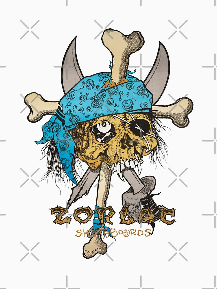 Zorlac Pushead Pirate Skull Shirt