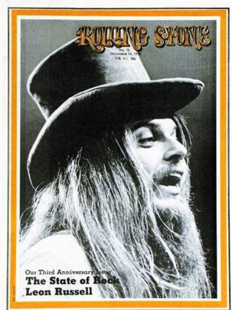 Vintage Leon Russell Rolling Stone Cover Shirt