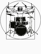 Vitruvian Drummer Design Drummer Shirt