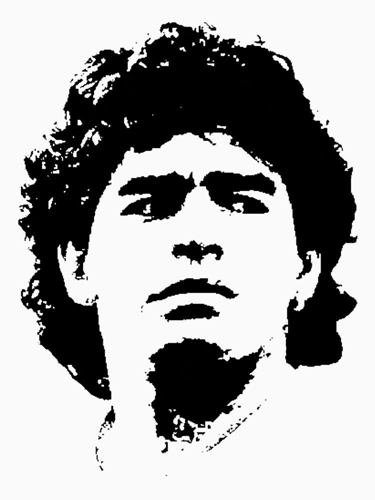 Díégò Sport Márádòná Pop Art Portrait Shirt