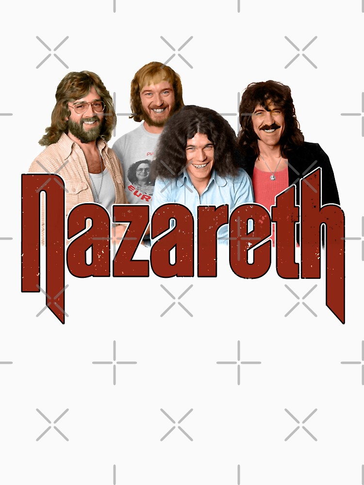 Nazareth Band Rock Music Scotland Hard Love Hearts Nazareth Genres Shirt