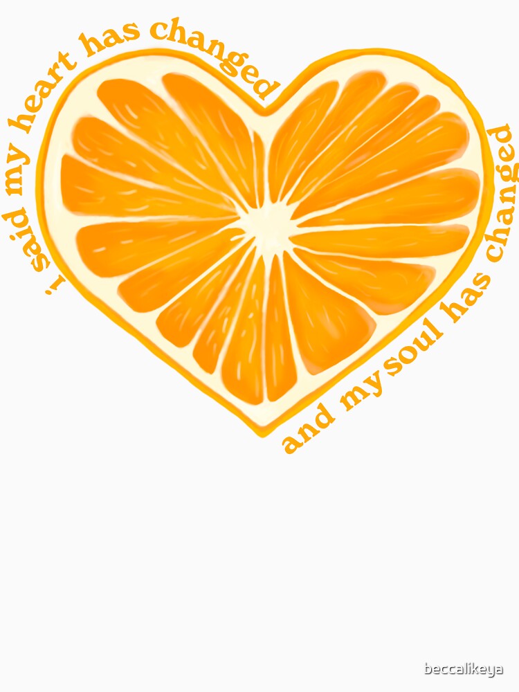 Orange Juice Heart Shirt