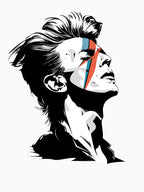 David Bowie STARMAN Vector Art Shirt