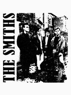 The S M I T H S Vintage 80s British Indie Rock Band Black And White Shirt