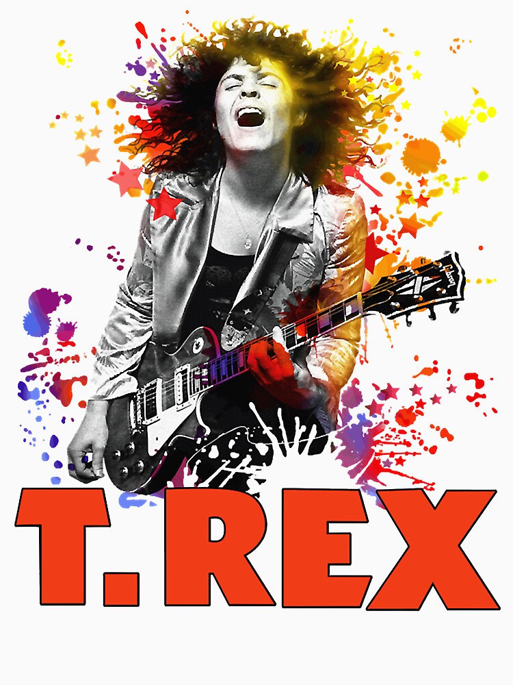 Birthday T Rex Rock Band Marc Bolan Retro Cool Top Shirt