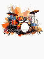 Music Instruments 5 Drums 1 Shirt