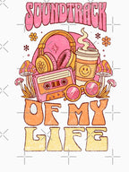 Soundtrack Of My Life Groovy Retro Music Lover Shirt