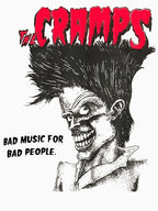 The Cramps Horror Punk Bad Music Bad People Shirt