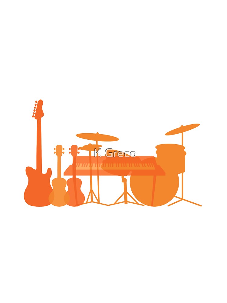 Instruments Orange Shirt