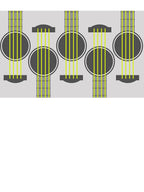 Parallel Strings Acoustic Guitar Pattern Shirt