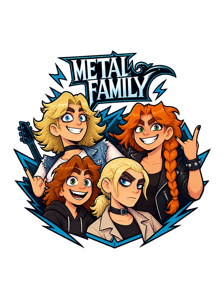 Metal Family Design For Music Lovers And Heavy Metal Fans Shirt