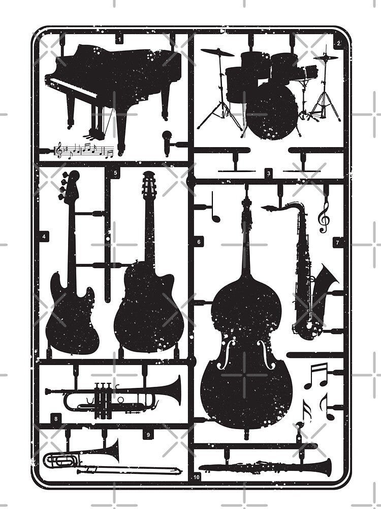 Jazz Instruments Kit Shirt