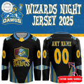 Rail Yard Dawgs 2025-26 Wizards Night New Hockey Jersey