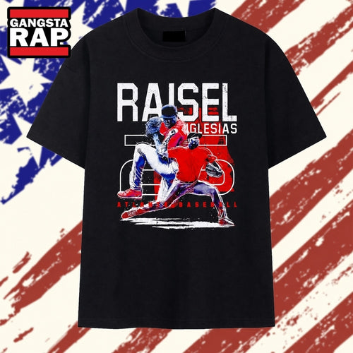 Raisel Iglesias Atlanta Braves baseball distressed T Shirt , Vintage Trending Shirt