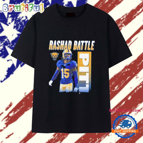 Rashad Battle cartoon Pitt Panthers T Shirt