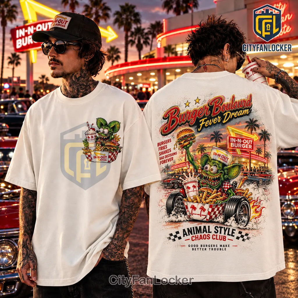 Rat Fink Burger Boulevard Fever Dream T-Shirt