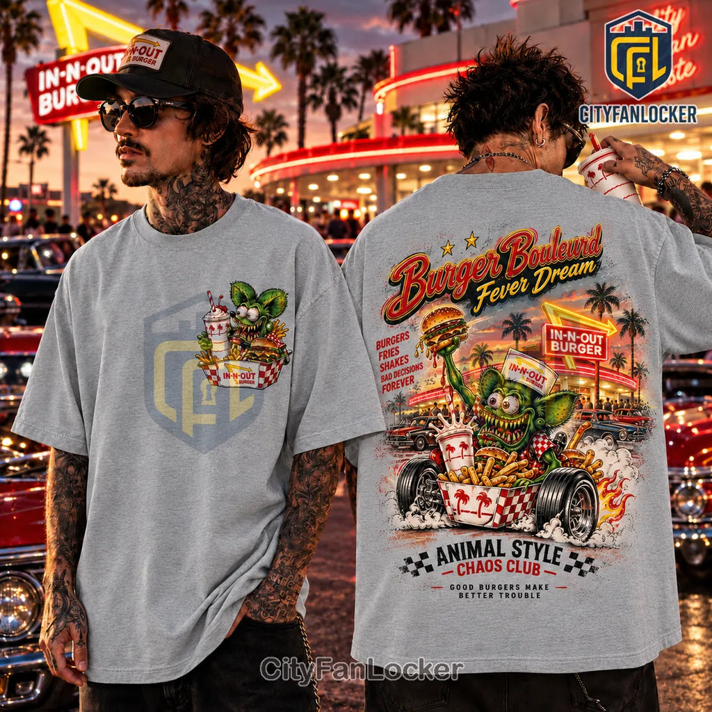 Rat Fink Burger Boulevard Fever Dream T-Shirt