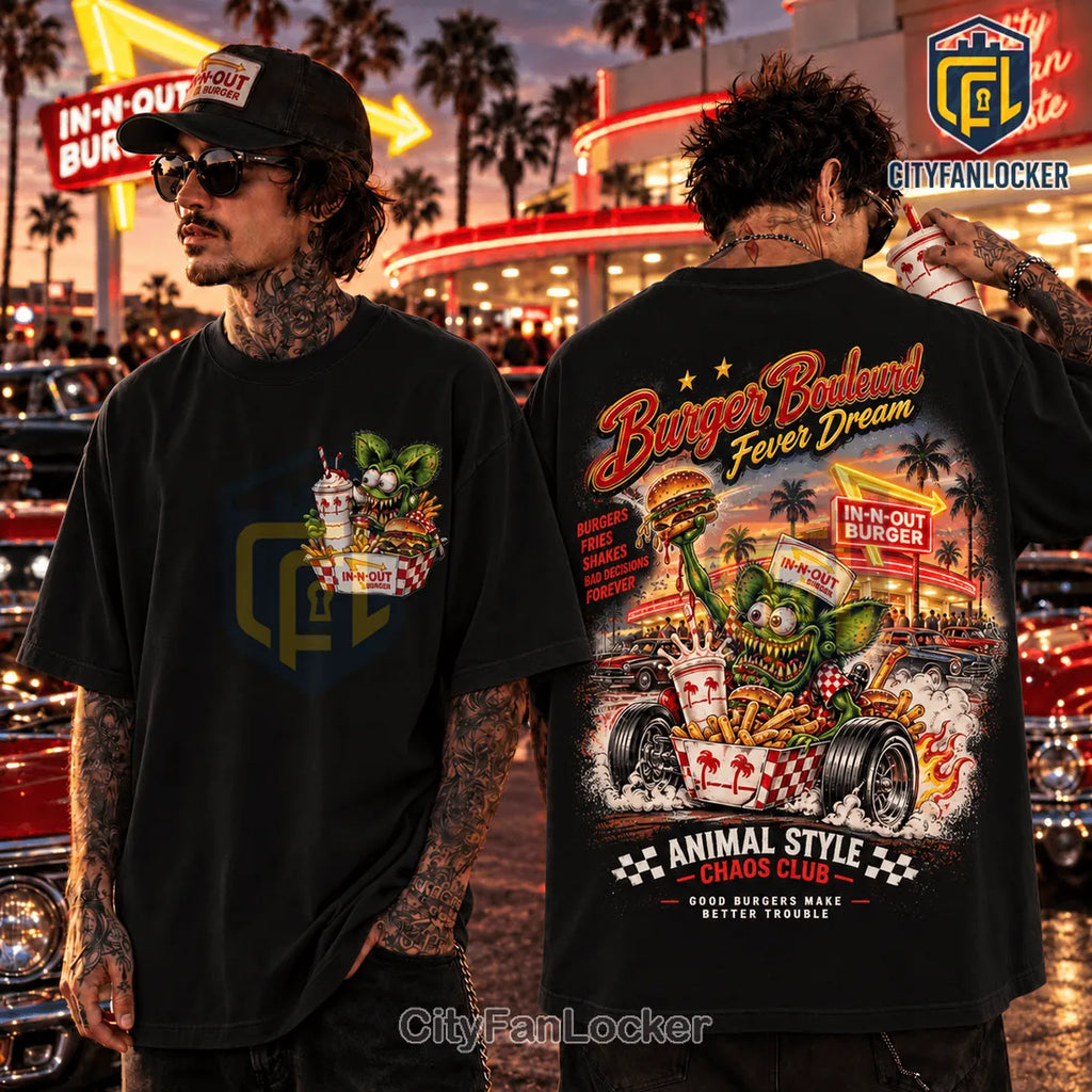 Rat Fink Burger Boulevard Fever Dream T-Shirt
